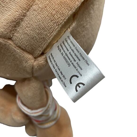 Cubbies Monkey Huggles Oeko Removeable Washable Cover Plush Stuffed Animal Baby - Picture 12 of 12